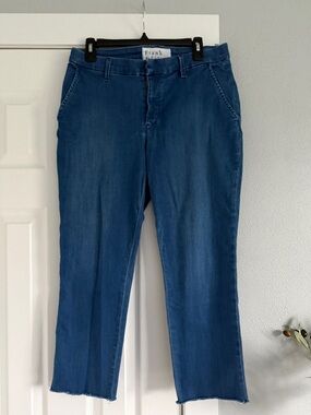 Frank & Eileen Deep Blue Cropped jeans
women’s size 10